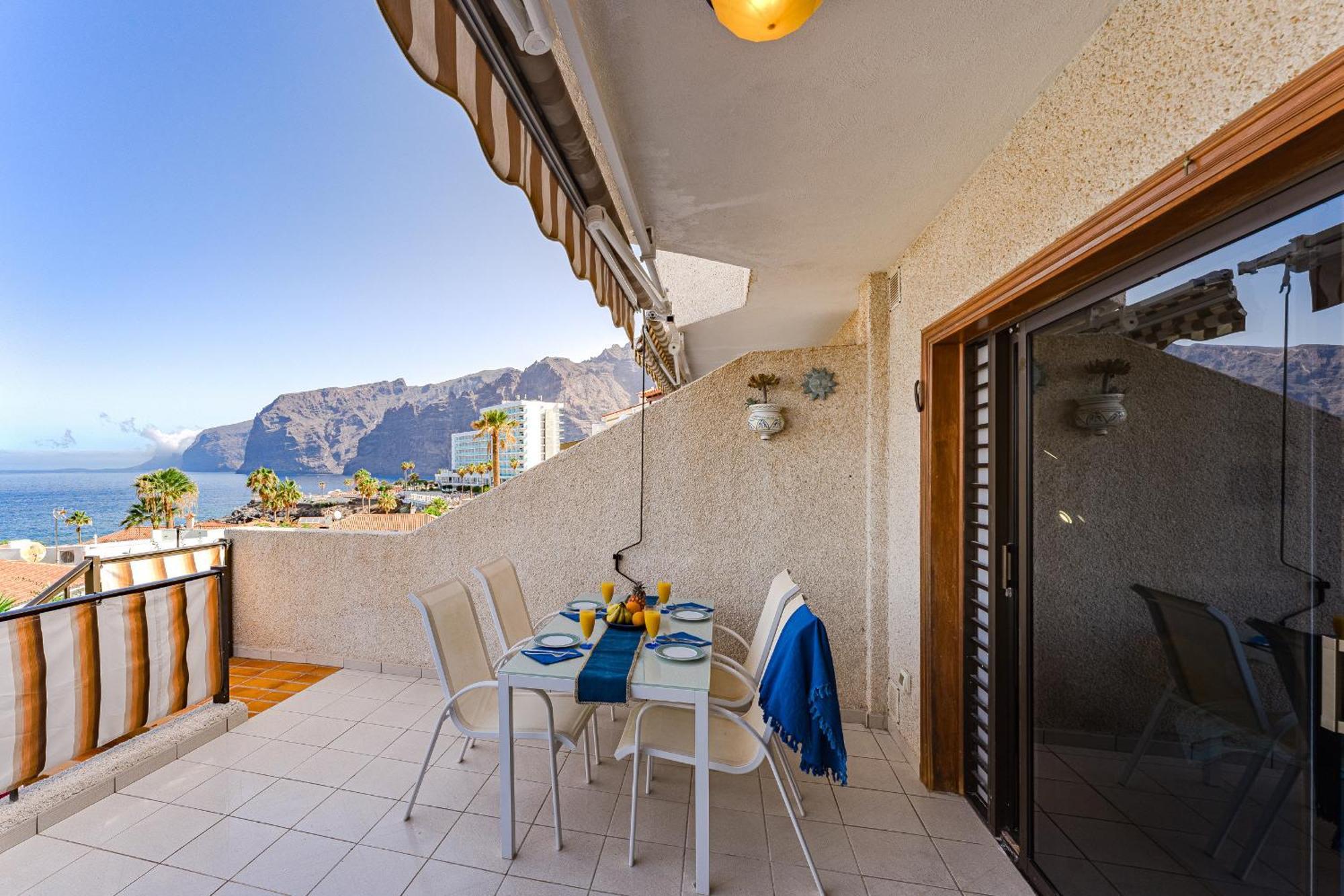 Sea View Apartment Deja Blue - Los Gigantes プエルト・デ・サンティアゴ エクステリア 写真