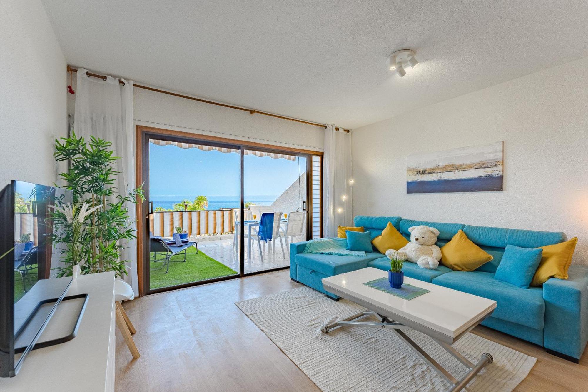 Sea View Apartment Deja Blue - Los Gigantes プエルト・デ・サンティアゴ エクステリア 写真