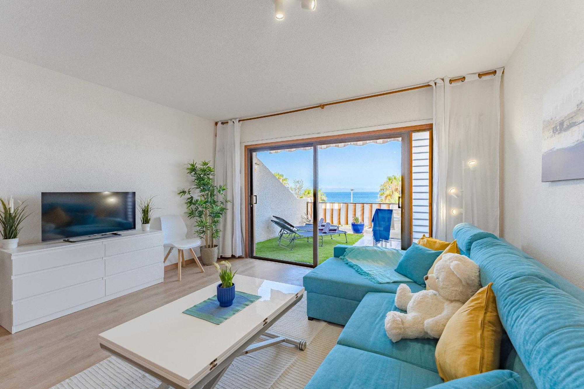 Sea View Apartment Deja Blue - Los Gigantes プエルト・デ・サンティアゴ エクステリア 写真